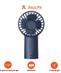 Quạt Cầm Tay Mini JISULIFE F2D sạc nhanh, pin 30 giờ