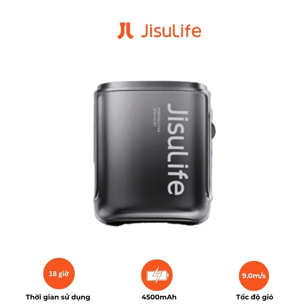 Quạt Đeo Cổ Jisulife Neck Fan Life5 Pin 4500mAh
