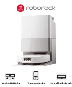 Roborock Qrevo Edge T – Robot Hút Bụi Lau Nhà Thông Minh – Lực Hút Mạnh – Điều Khiển Qua App – Phù Hợp Sàn Gỗ & Gạch | AKIA