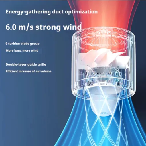 Quạt Cầm Tay Jisulife Life10 Pin 4000mAh