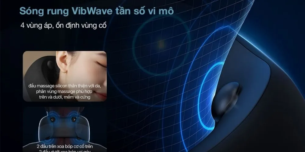 Máy Massage Cổ Philips Ppm3306 – Rung 4 Điểm Vibwave – Chườm Nóng 2 Cấp 8 Máy Massage Cổ Philips Ppm3306 – Rung 4 Điểm Vibwave – Chườm Nóng 2 Cấp - Akia Smart Home