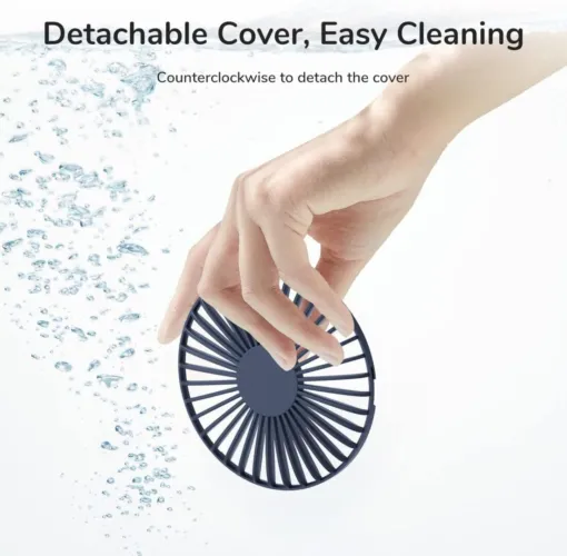 Quạt Cầm Tay Mini JISULIFE F2D sạc nhanh, pin 30 giờ