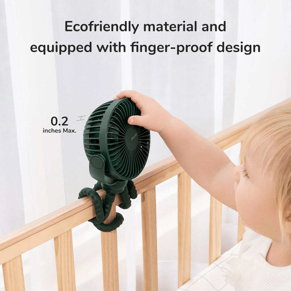 Quạt Tích Điện Cho Bé Baby Fan Life 1 Jisulife Fa24 Chân Bạch Tuộc Đa Năng
