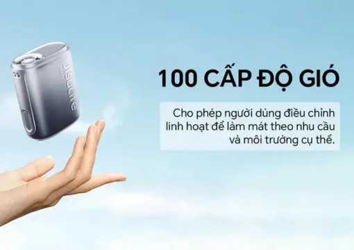 Quạt Đeo Cổ Jisulife Neck Fan Life5 Pin 4500mAh