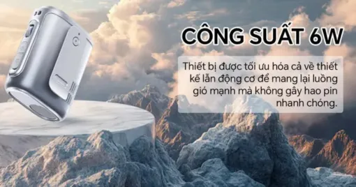 Quạt Đeo Cổ Jisulife Neck Fan Life5 Pin 4500mAh