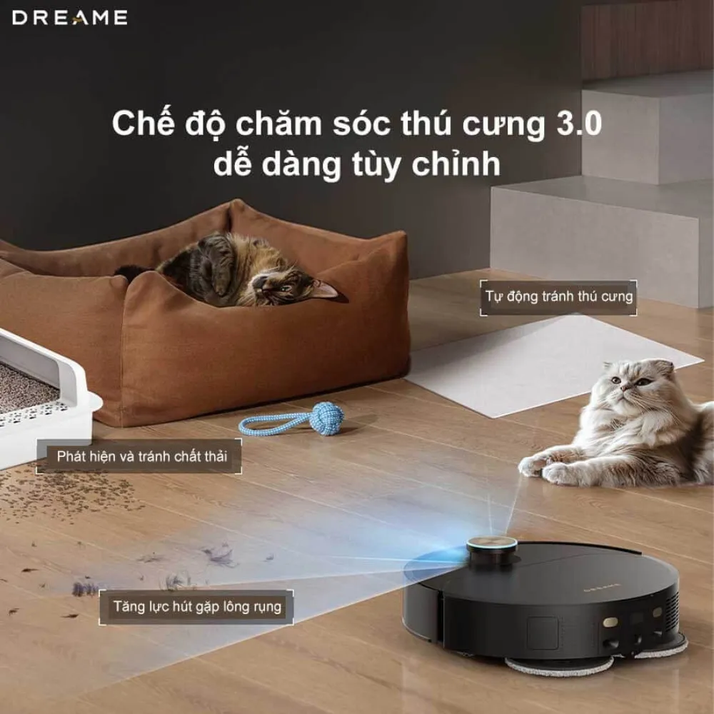 Robot Hút Bụi Lau Nhà Dreame X50 Ultra - Akia Smart Home