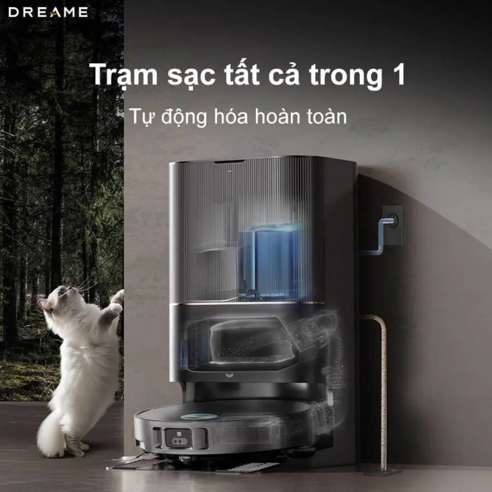 Robot Hút Bụi Lau Nhà Dreame X50 Ultra - Akia Smart Home