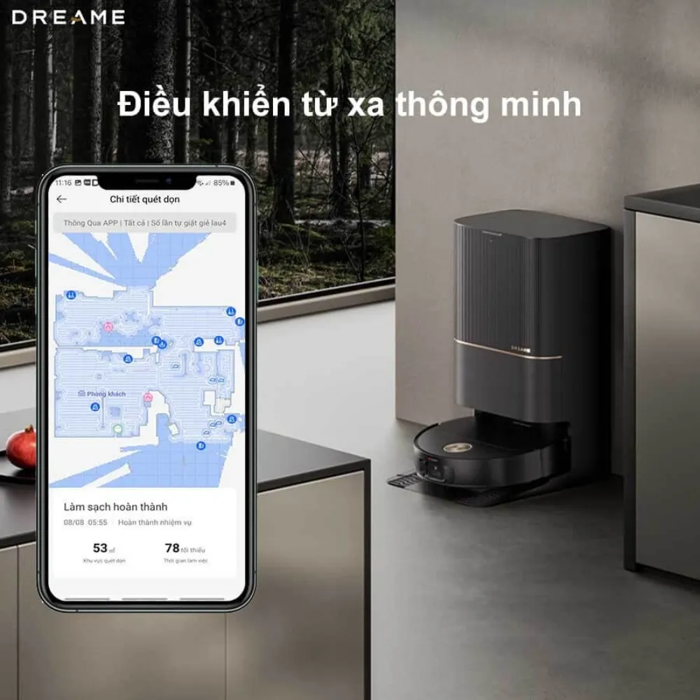 Robot Hút Bụi Lau Nhà Dreame X50 Ultra - Akia Smart Home
