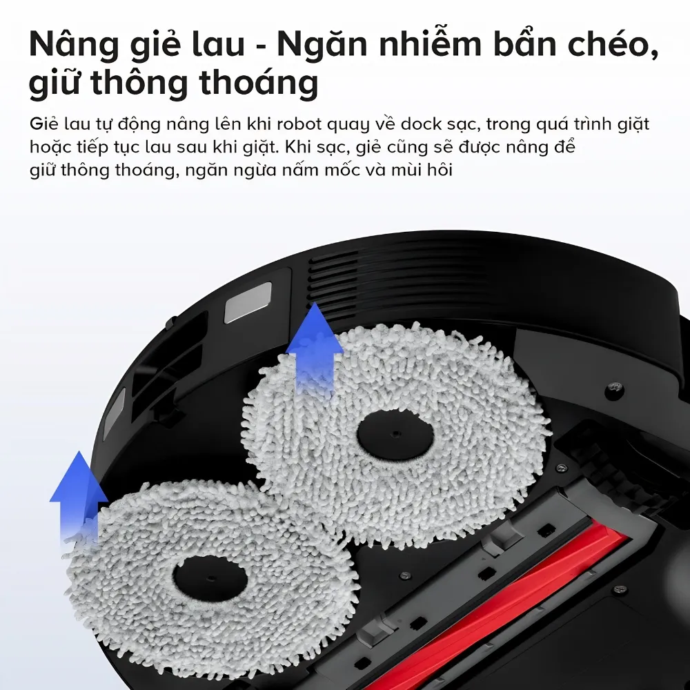Robot Hút Bụi Lau Nhà Roborock Qr 798 – Lực Hút Mạnh – Điều Khiển Qua App – Phù Hợp Sàn Gỗ &Amp; Gạch 16 Robot Hút Bụi Lau Nhà Roborock Qr 798 – Lực Hút Mạnh – Điều Khiển Qua App – Phù Hợp Sàn Gỗ &Amp; Gạch - Akia Smart Home