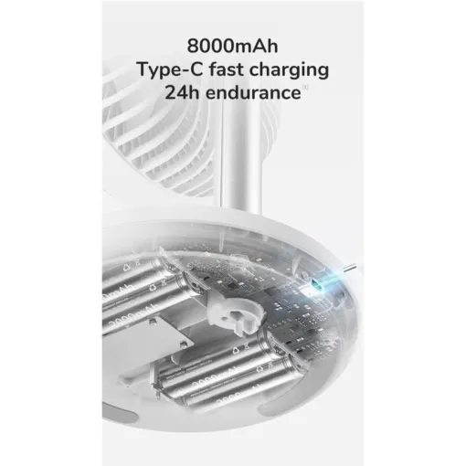 Quạt Để Bàn Rút Gọn JISULIFE FA13P ABS