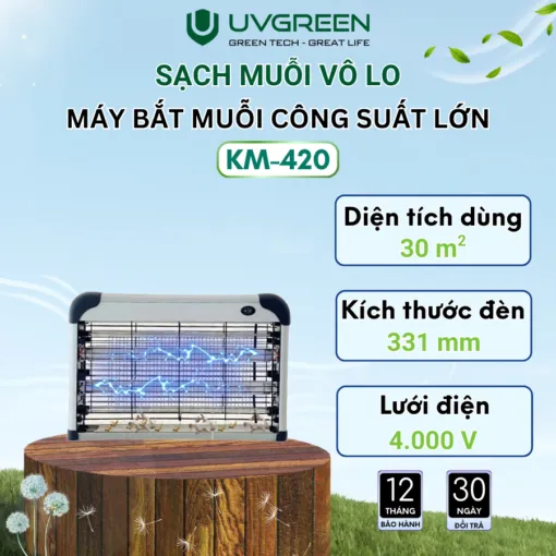 Máy bắt muỗi UVGREEN KM430