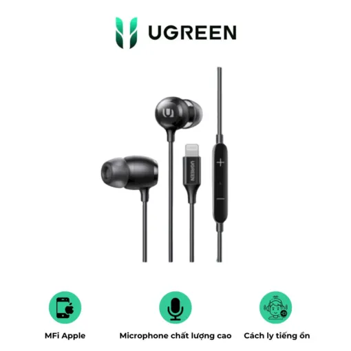Tai nghe có dây cổng Lightning UGREEN 30631