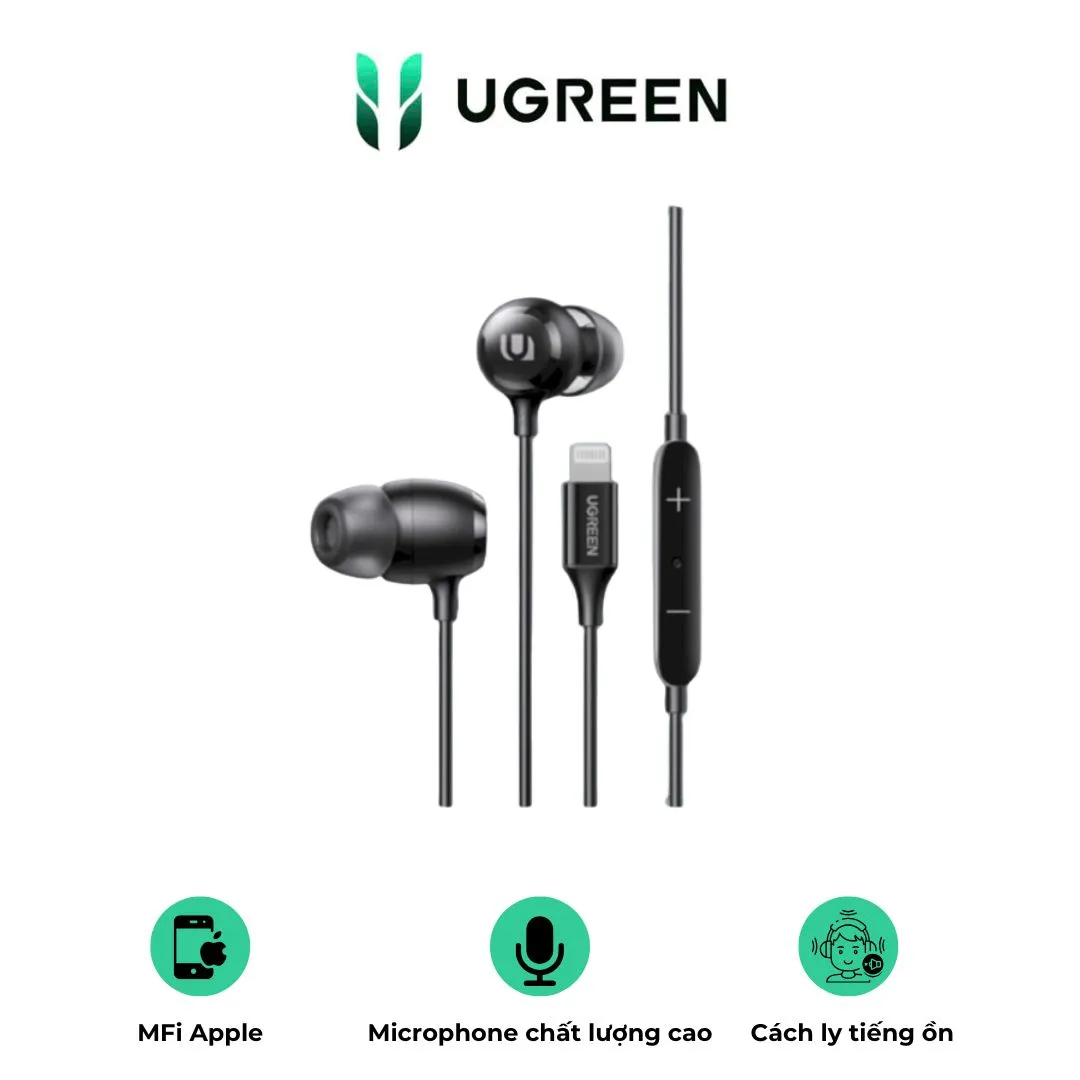 Tai nghe có dây cổng Lightning UGREEN 30631