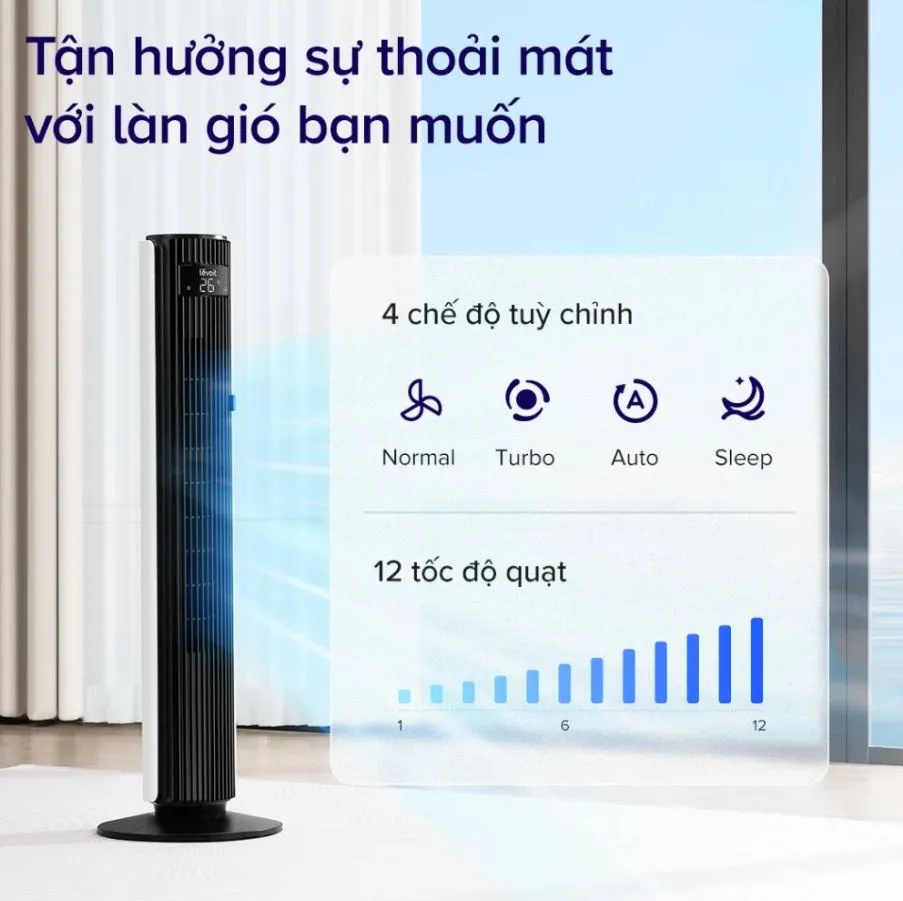 Quạt Tháp Levoit 42 Inches - Ltf-F422S-Keu 10 Quạt Tháp Levoit 42 Inches – Ltf-F422S-Keu - Akia Smart Home