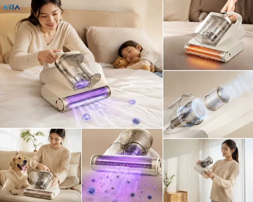 Máy Hút Bụi Giường Nệm Mova D20 7 Máy Hút Bụi Giường Nệm Mova D20 - Akia Smart Home