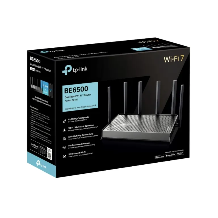 Router Wifi 7 Tp-link Archer BE400 BE6500 băng tần kép - AKIA Smart Home