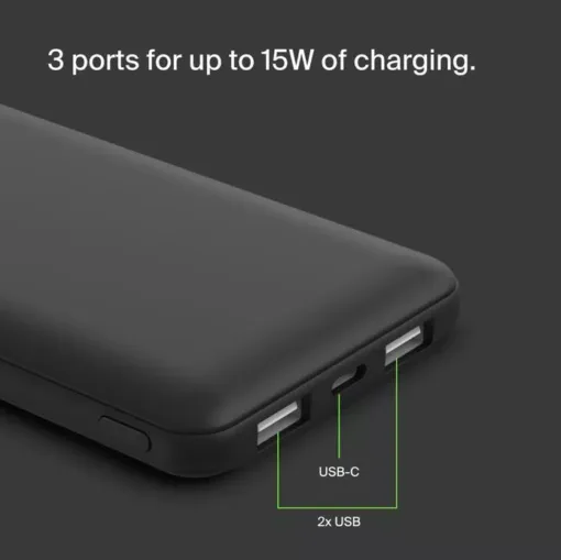 Pin sạc dự phòng Belkin Polymer Pocket Power 10,000mAh, 15W PD