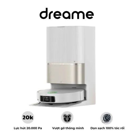 Robot hút bụi lau nhà Dreame X50 Ultra - Màu Trắng