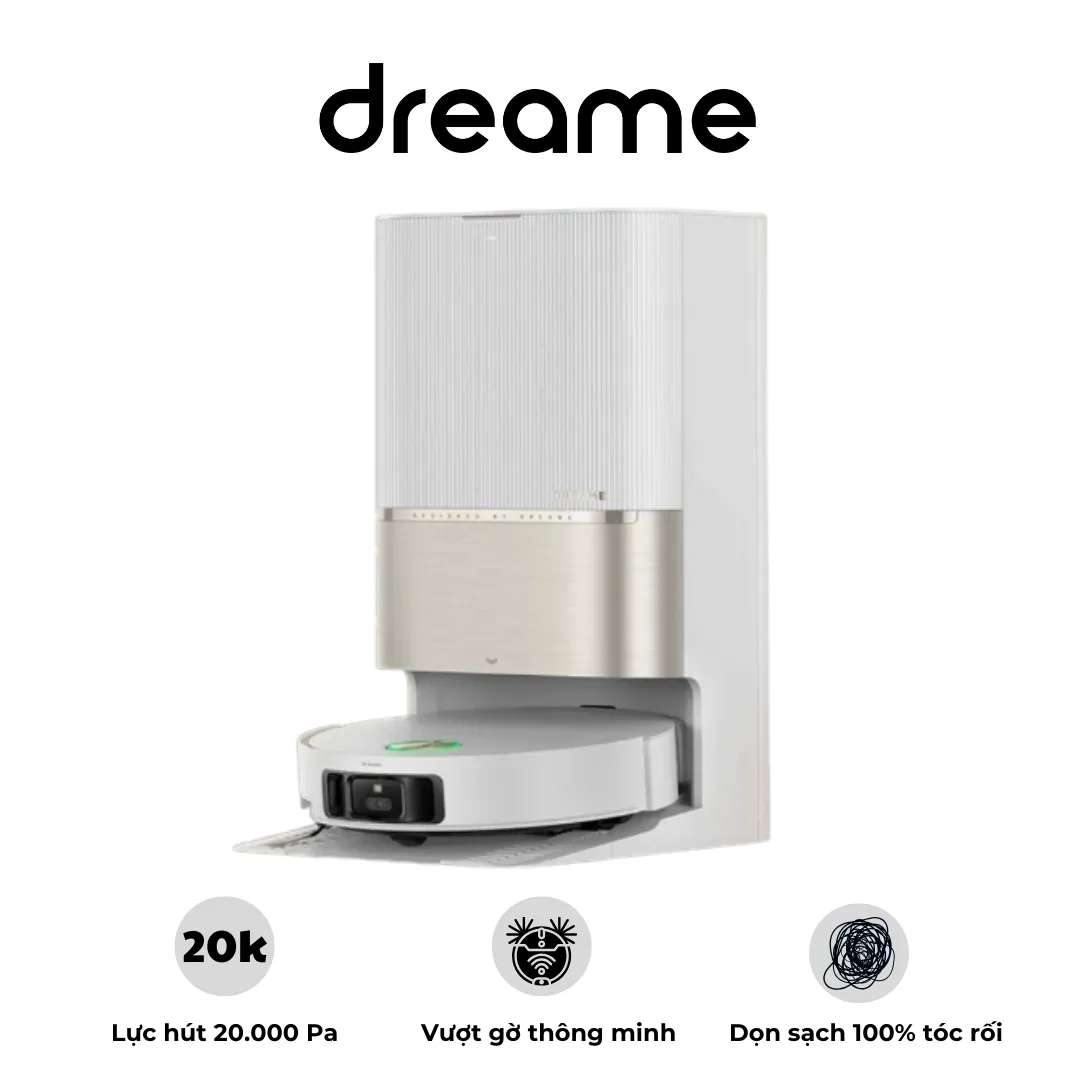 Robot hút bụi lau nhà Dreame X50 Ultra - Màu Trắng