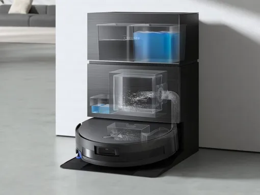 Robot hút bụi Ecovacs X11 Pro Omni – Robot Hút Bụi Lau Nhà Thông Minh 19500 Pa – Pin 6400 mAh – Trạm OMNI Giặt Sấy Tự Động