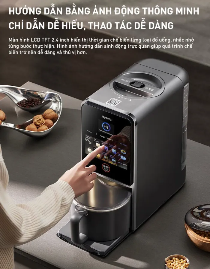 Máy Sữa Hạt Làm Sạch Tự Động Joyoung Jscb - K7 Pro 15 Máy Sữa Hạt Làm Sạch Tự Động Joyoung K7 Pro