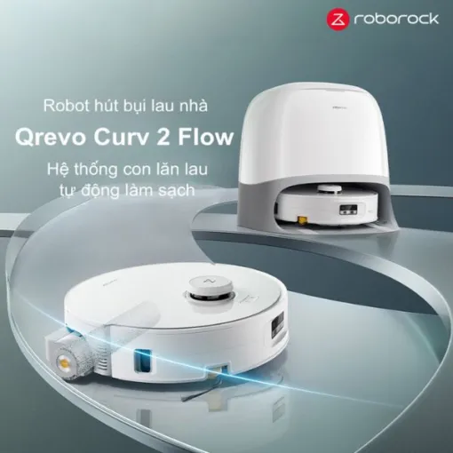 Robot hút bụi lau sàn Roborock Qrevo Curv 2 Flow