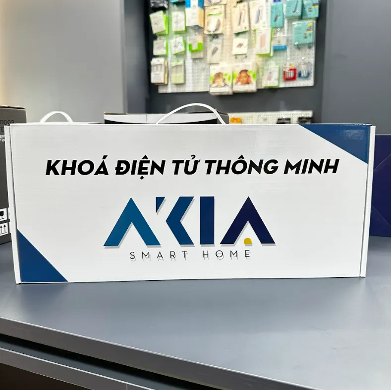 Khóa Vân Tay Thông Minh Cửa Nhôm Akia S610 16 Khóa Vân Tay Thông Minh Cửa Nhôm Akia S610