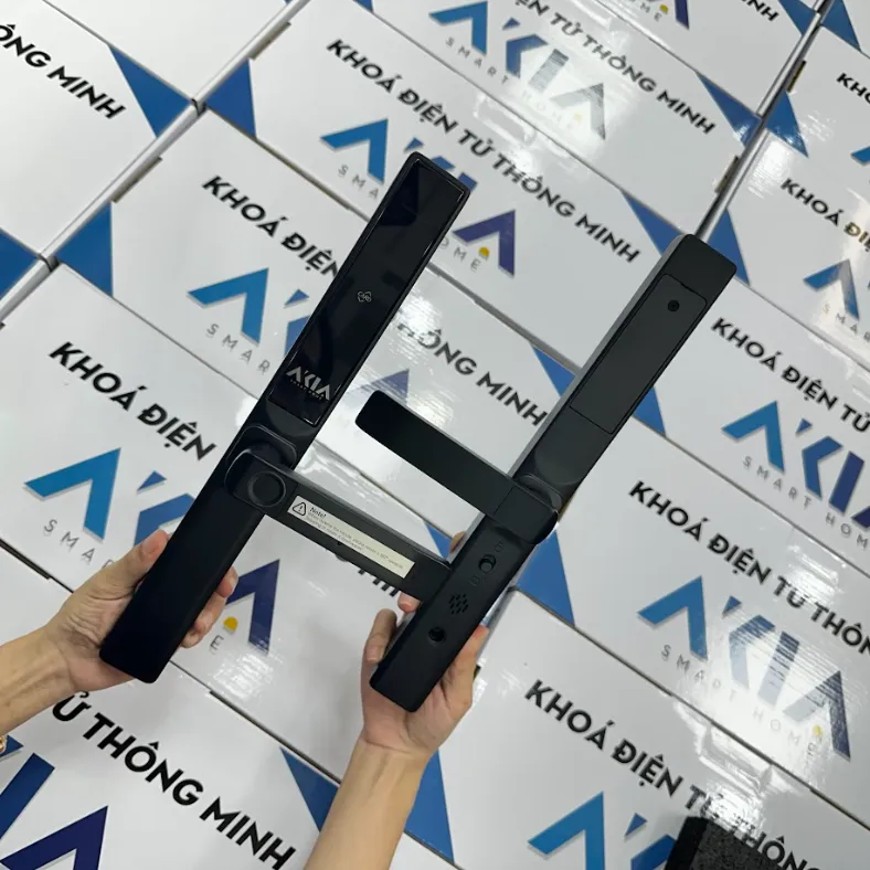 Khóa Vân Tay Thông Minh Cửa Nhôm Akia S610 15 Khóa Vân Tay Thông Minh Cửa Nhôm Akia S610