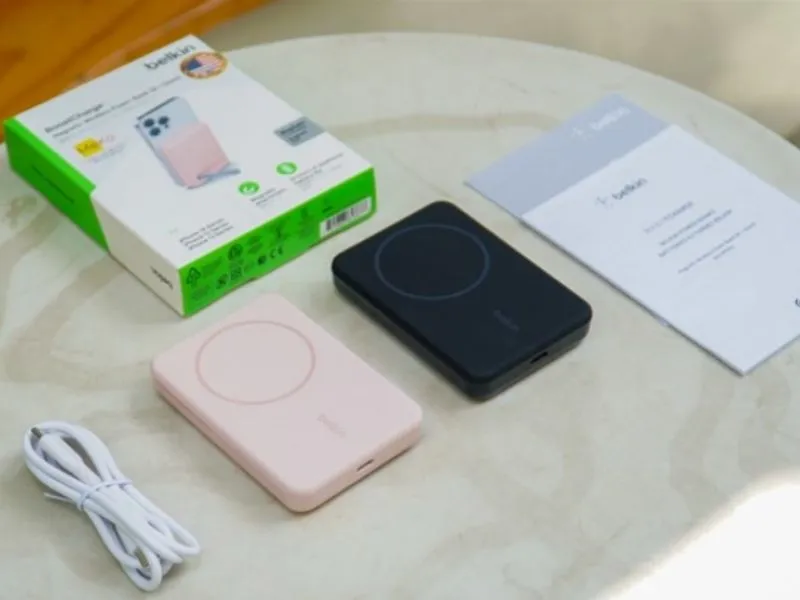 Pin Sạc Dự Phòng Không Dây Belkin Boostcharge Magnetic 5000Mah 16 Pin Sạc Dự Phòng Không Dây Belkin Boostcharge Magnetic 5000Mah