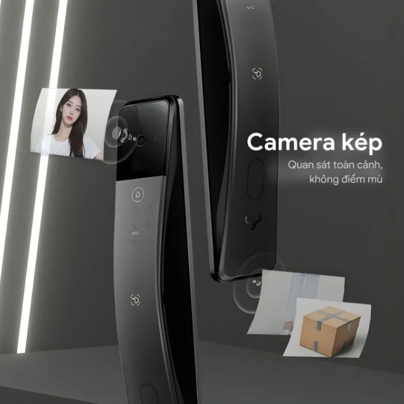 Khóa Cửa Nhận Diện Khuôn Mặt Thông Minh Lockin S6 Max - Xfvl302 15 Khóa Thông Minh Lockin S6 Max