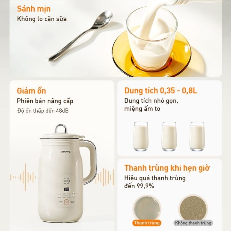 Máy Làm Sữa Hạt Joyoung Jsm-125 3 Máy Làm Sữa Hạt Joyoung Jsm-125