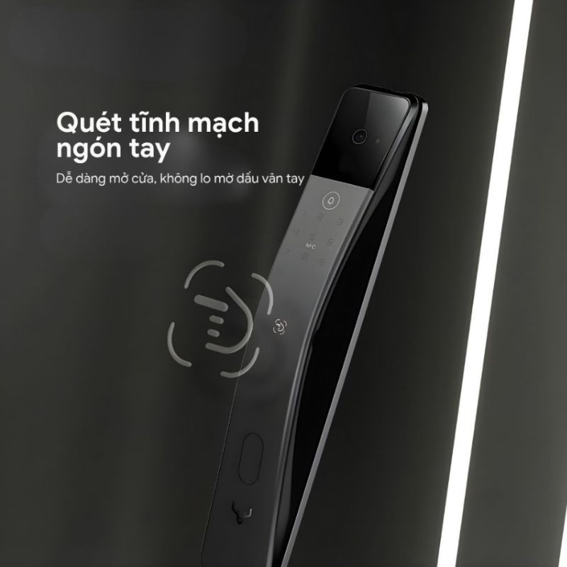 Khóa Cửa Nhận Diện Khuôn Mặt Thông Minh Lockin S6 Max - Xfvl302 7 Khóa Thông Minh Lockin S6 Max