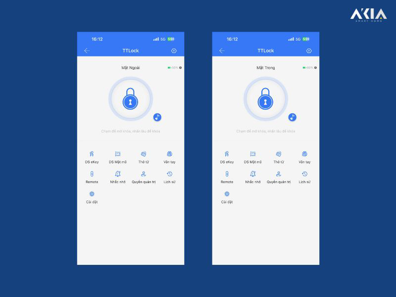 Khóa Cửa Thông Minh Cửa Sắt Akia-N2 – Bảo Mật Vân Tay Và Mã Số Khóa Cửa Thông Minh Cửa Sắt Akia-N2 Với Thiết Kế Hiện Đại, Hỗ Trợ Vân Tay Và Mã Số