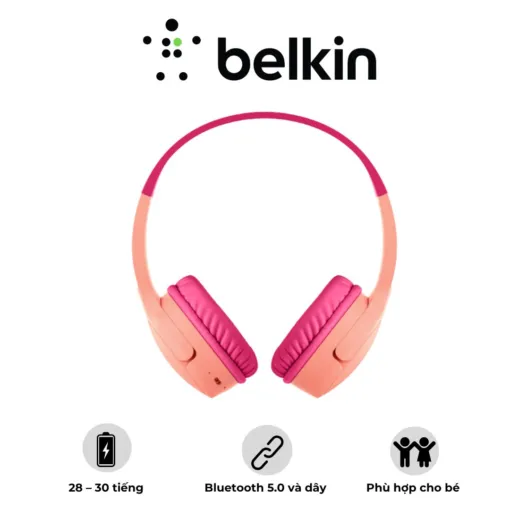 Tai nghe không dây cho bé Belkin SoundForm Mini