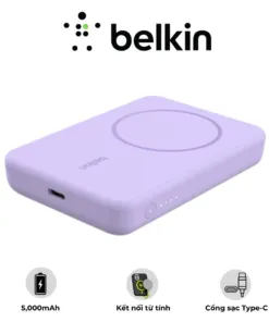 Pin sạc dự phòng không dây Belkin BOOSTCHARGE Magnetic 5000mAh