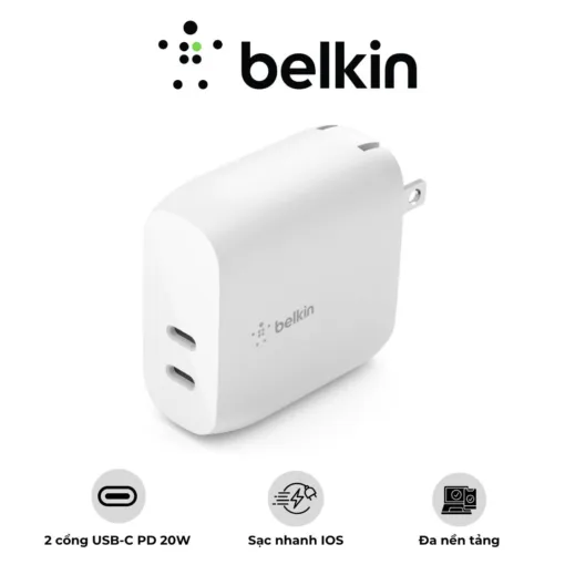 Củ sạc nhanh BOOSTCHARGE Belkin 40W