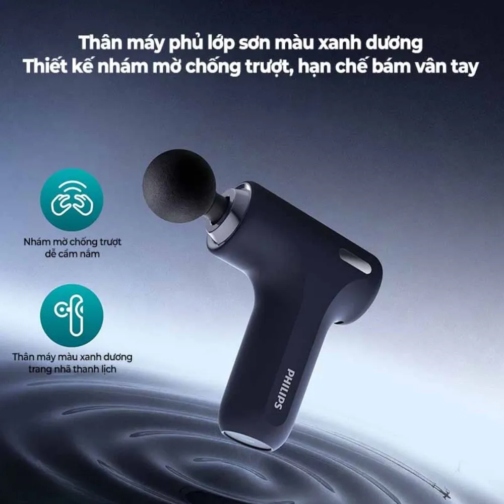 Máy Massage Cầm Tay Philips Ppm7319 – Đầu Massage Đa Vùng 5 Tốc Độ 2 Máy Massage Cầm Tay Philips Ppm7319