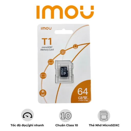 Thẻ Nhớ MircoSDXC IMOU T1 64GB