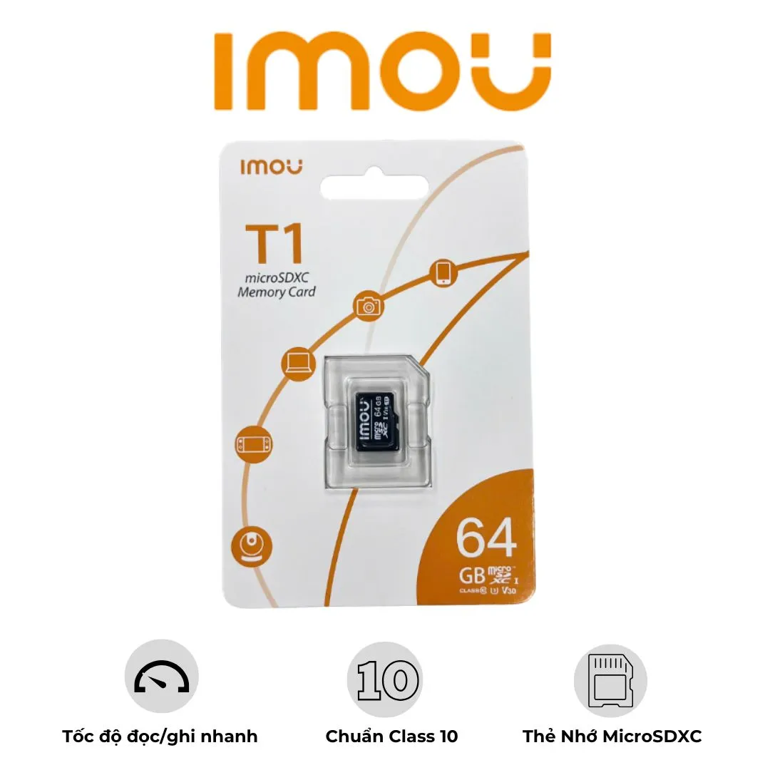 Thẻ Nhớ MircoSDXC IMOU T1 64GB