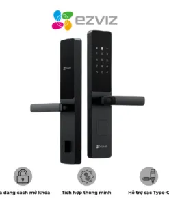 Akia Smart Home - Cung Cấp Thiết Bị Nhà Thông Minh Hàng Đầu Vn 13 Ezviz Y2000 – Khóa Vân Tay Thông Minh – Mở Khóa Vân Tay / Mã / Thẻ / App – Wi‑Fi &Amp; Bluetooth – Ipx5 – 50 Người Dùng