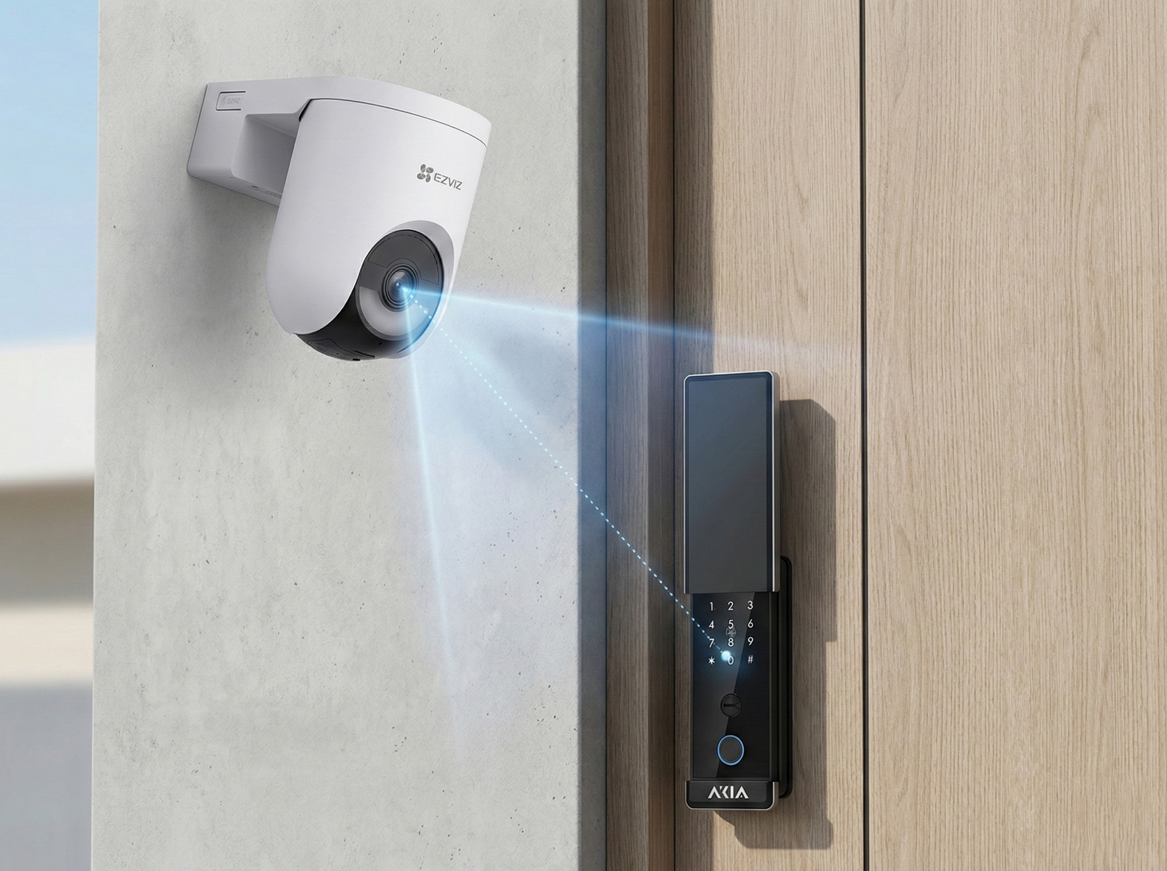 Khóa Cửa Thông Minh Cửa Sắt Akia N2 – Bảo Mật Vân Tay Và Mã Số Khóa Cửa Thông Minh Cửa Sắt Akia N2 Với Thiết Kế Hiện Đại, Hỗ Trợ Vân Tay Và Mã Số