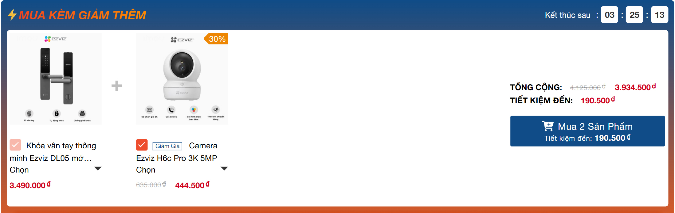 Khóa Vân Tay Thông Minh Ezviz Dl05 Chính Hãng Tại Akia, Mở Khóa 0.3 Giây, Hỗ Trợ 6 Phương Thức Và Pin 365 Ngày