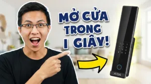 Khóa Cửa Thông Minh Cửa Sắt Akia-N2