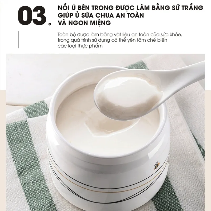 Máy Làm Sữa Chua Đa Năng Chính Hãng Bear Sb-Sc10C 18 Máy Làm Sữa Chua Bear Sb-Sc10C
