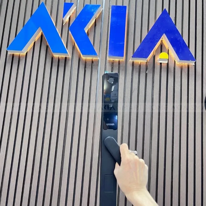 Khóa Cửa Nhôm Lockin Slim Lock Pro Vân Tay 10 Khóa Cửa Nhôm Lockin Slim Lock Pro