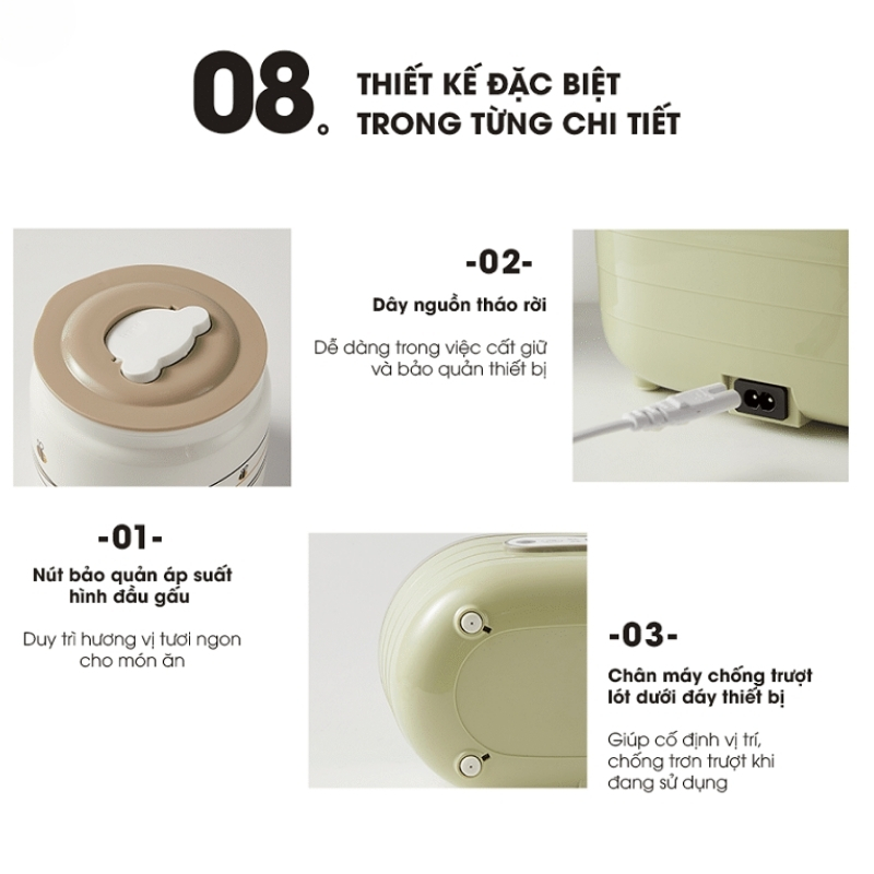 Máy Làm Sữa Chua Đa Năng Chính Hãng Bear Sb-Sc10C 12 Máy Làm Sữa Chua Bear Sb-Sc10C