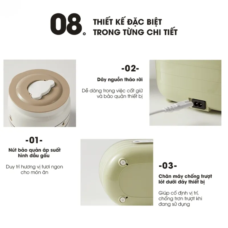 Máy Làm Sữa Chua Đa Năng Chính Hãng Bear Sb-Sc10C 25 Máy Làm Sữa Chua Bear Sb-Sc10C
