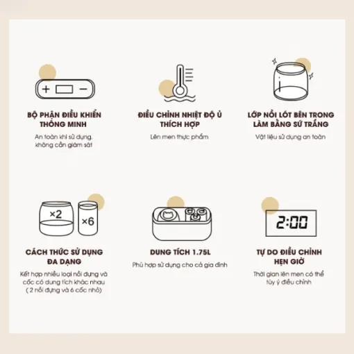 máy làm sữa chua Bear SB-SC10C