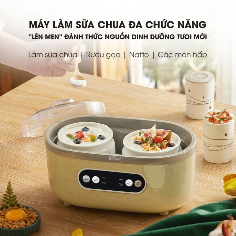Máy Làm Sữa Chua Đa Năng Chính Hãng Bear Sb-Sc10C 1 Máy Làm Sữa Chua Bear Sb-Sc10C
