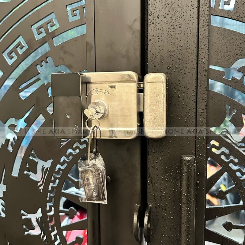 Khóa Cửa Cổng Vân Tay 2 Chiều Akia Mt-C02 Pro 7 Mt-C02 Pro